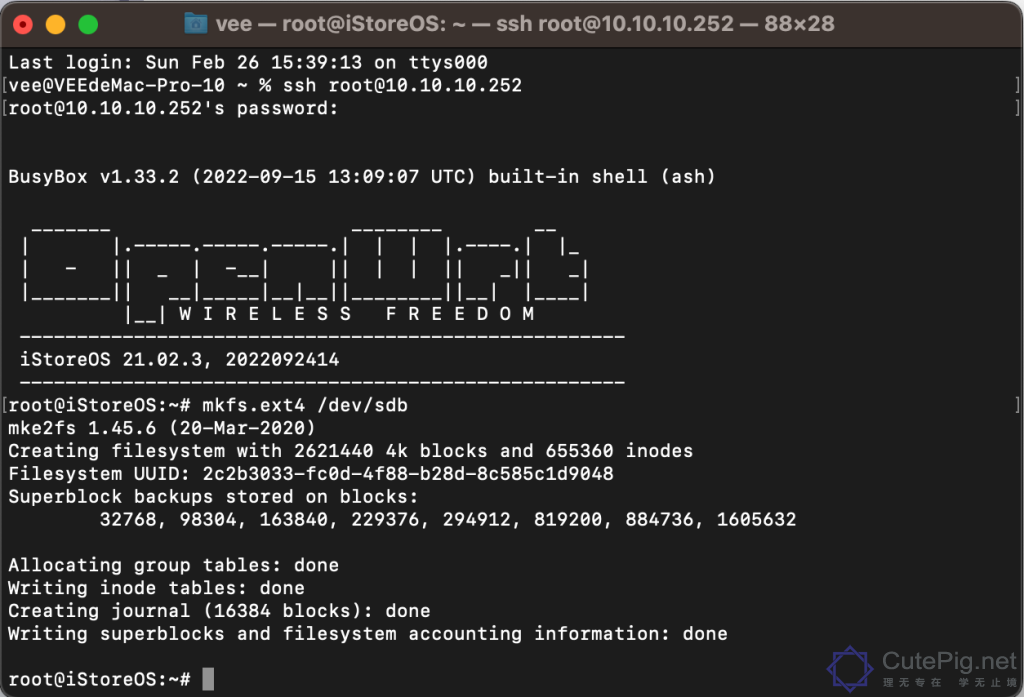 OpenWrt | 双软路由下,旁路由IStoreOS里面的Docker如何扩容。插图3 OpenWrt | 双软路由下,旁路由IStoreOS里面的Docker如何扩容。插图3