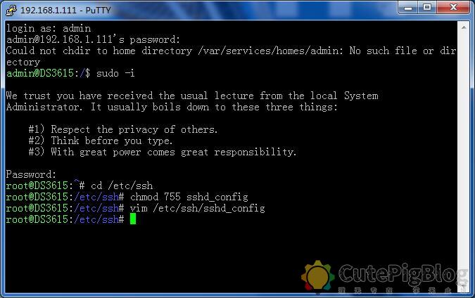 群晖6.2和6.2以上版本开启root的方法(支持DSM7.X版本)插图13 群晖6.2和6.2以上版本开启root的方法(支持DSM7.X版本)插图13