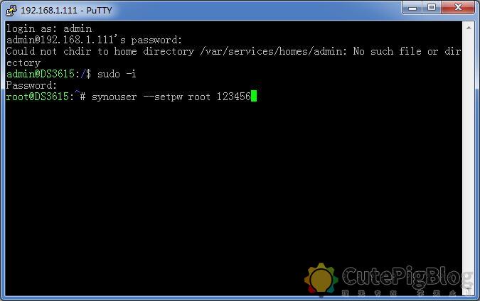群晖6.2和6.2以上版本开启root的方法(支持DSM7.X版本)插图16 群晖6.2和6.2以上版本开启root的方法(支持DSM7.X版本)插图16