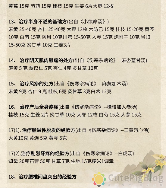《伤寒杂病论》经典药方（部分）插图2